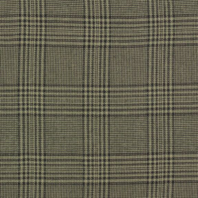 Tissu viscose Prince-de-galles – olive, 
