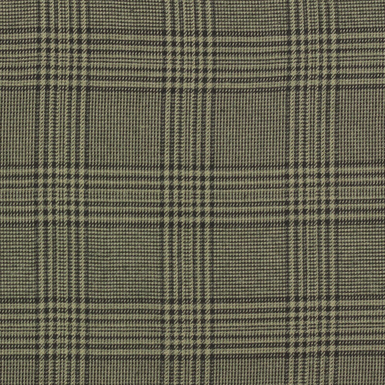 Tissu viscose Prince-de-galles – olive,  image number 1