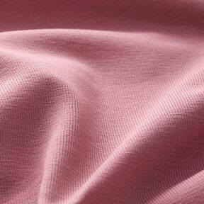 Jersey coton Medium uni – vieux rose foncé, 