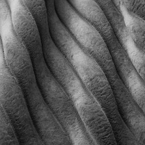 Tissu de revêtement Bandes de fourrure – gris éléphant, 