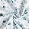 Tissu double gaze de coton Rameaux d’eucalyptus aquarelle Impression numérique – blanc,  thumbnail number 3