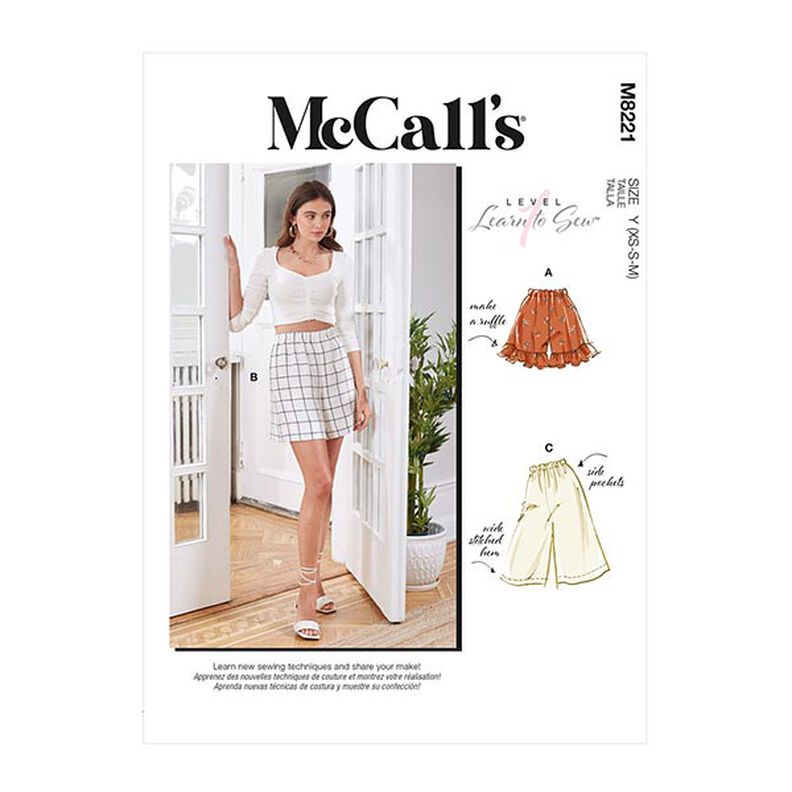 Short, McCall´s 8221 | 40-48,  image number 1
