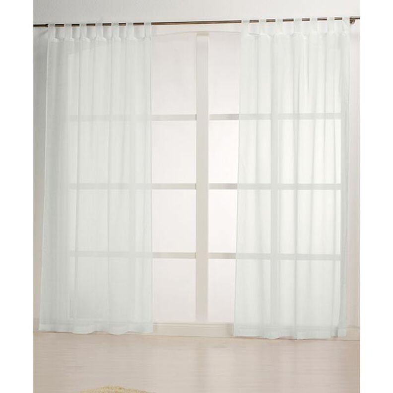 Tissu rideau voile aspect lin 300 cm – écru,  image number 5
