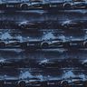 Jersey coton voiture de course Impression numérique – bleu noir,  thumbnail number 1