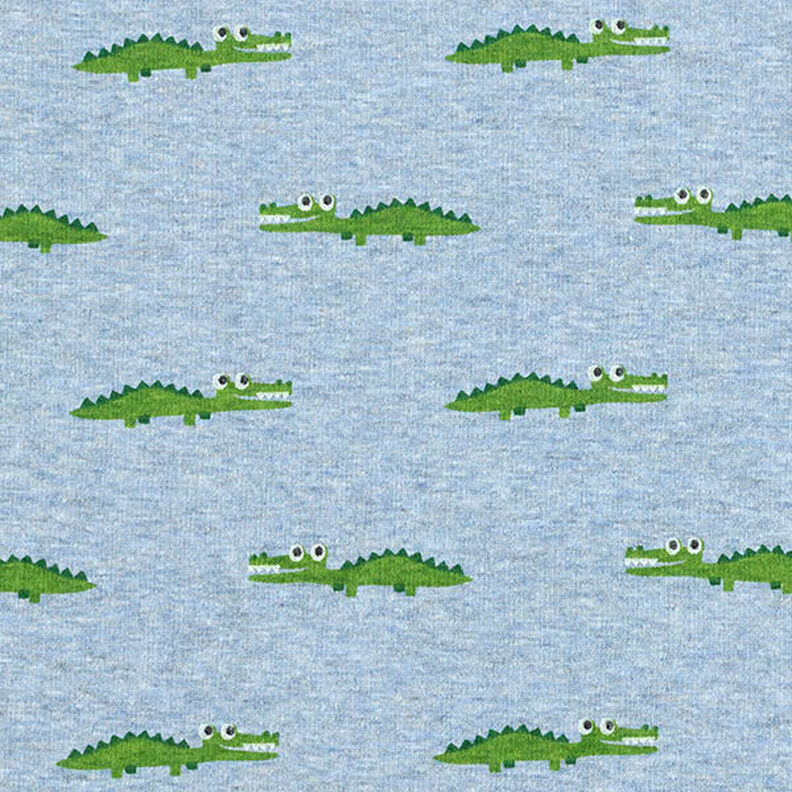 Polaire alpin Crocodile insolent Chiné – jean bleu clair,  image number 1