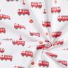 Popeline coton Pompiers – blanc,  thumbnail number 3