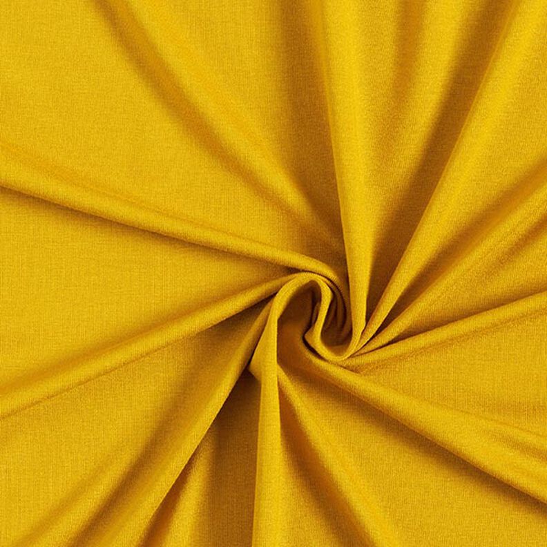 Jersey viscose léger – jaune curry,  image number 1