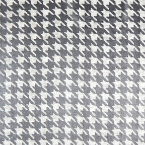 Viscose mélangée Pied-de-poule brillant métallisé – noir/blanc, 