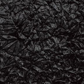 Velours stretch froissé – noir, 