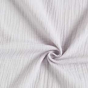 GOTS Tissu double gaze de coton | Tula – gris clair, 
