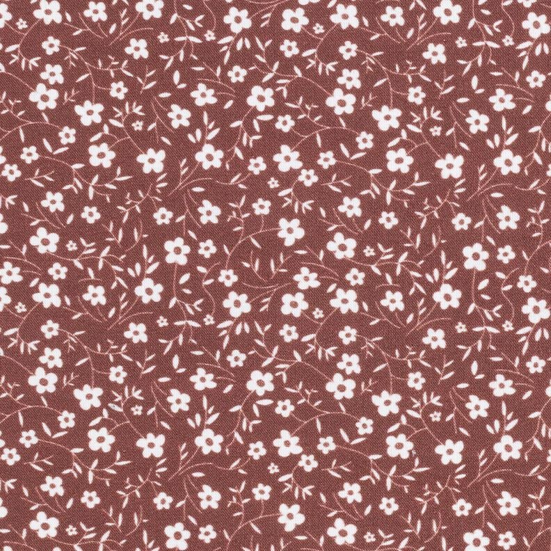 Popeline Mille-fleurs – bronze/blanc, image number 1
