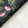 Tissu d’extérieur Canvas Blätter und Blüten – vert foncé/violet pastel,  thumbnail number 4
