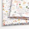 Tissu en coton Cretonne Paysage avec éléphants – blanc,  thumbnail number 3