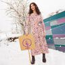 Jersey viscose Fleurs et ornements | Katia Fabrics – crème/lavande,  thumbnail number 5