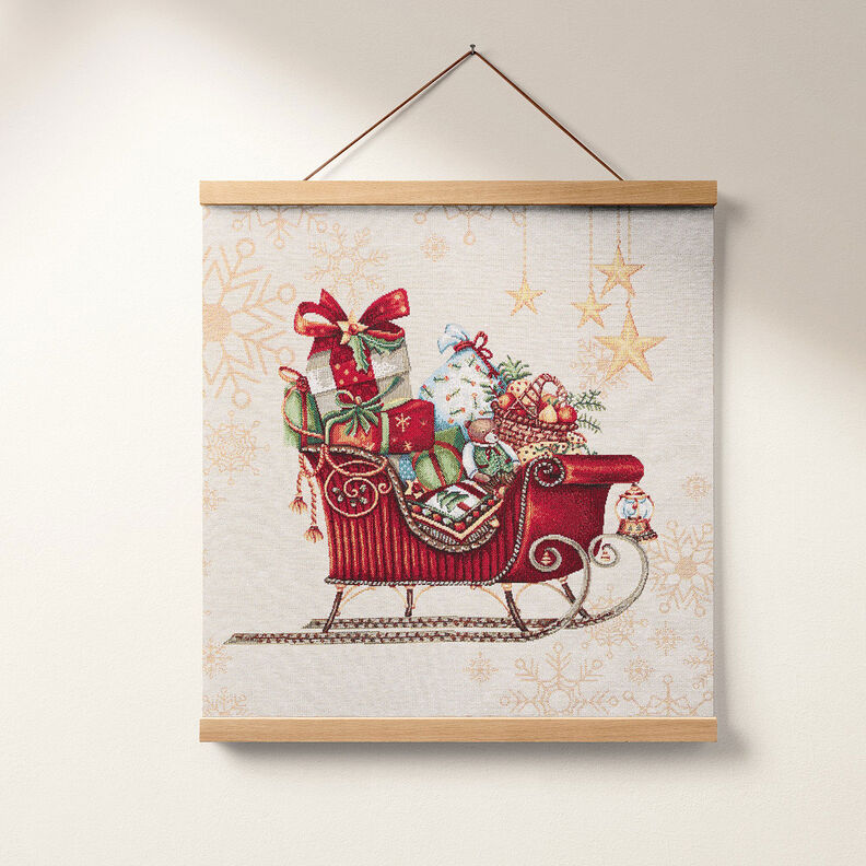 Tissu de décoration pièce Gobelin Luge – beige, image number 6