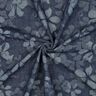 Denim mélange de coton fleurs – bleu jean,  thumbnail number 3