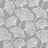 Tissu de décoration Jacquard grand ginkgo – granit/ivoire,  thumbnail number 1