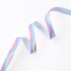 Ruban gros grain arc-en-ciel pastel [Ø 25 mm] – mauve, 