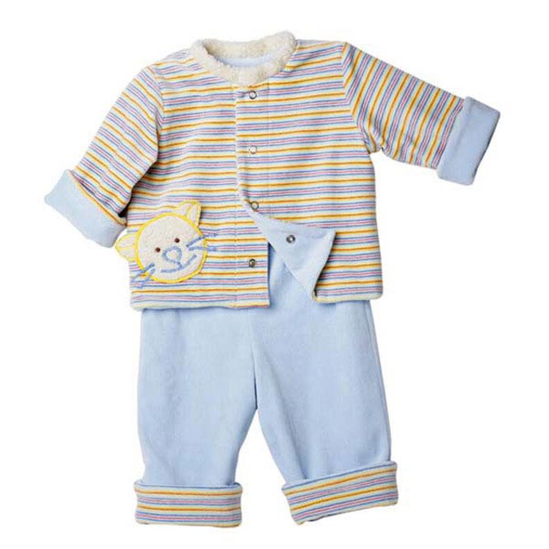 Coordonnés pour bébés : veste / pantalon / grenouillère, Burda 9636,  image number 2