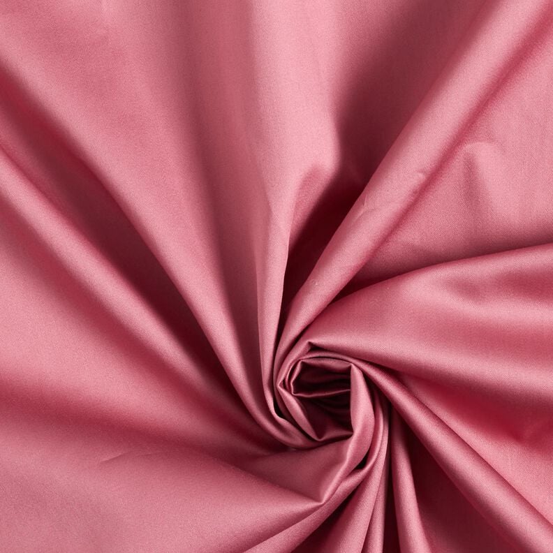 Satin de coton Uni – vieux rose foncé,  image number 1