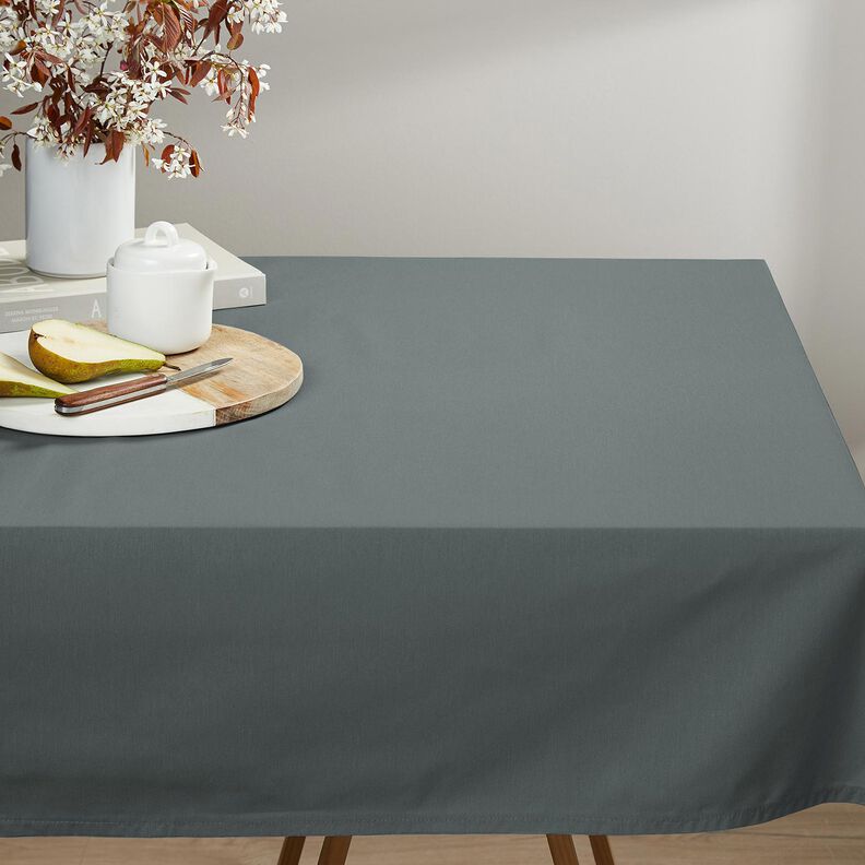 Pur lin lourd Uni – gris, image number 7