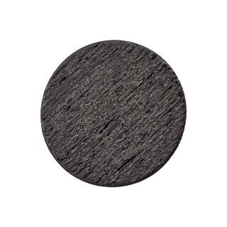 Bois/Bouton en métal avec œillet – gris foncé, 