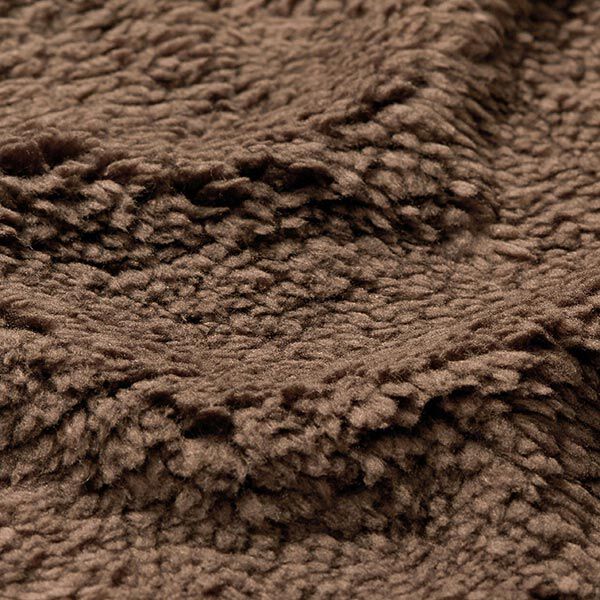 Fourrure synthétique Tissu peluche – chocolat,  image number 2
