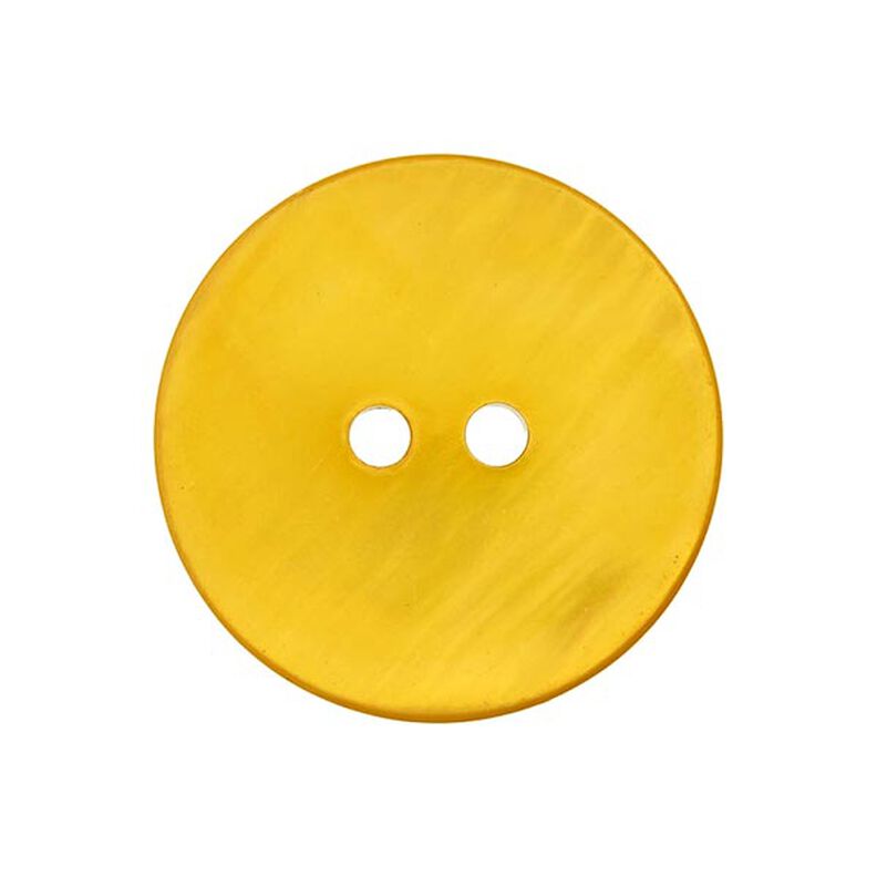 Bouton nacré Roots - jaune soleil,  image number 1