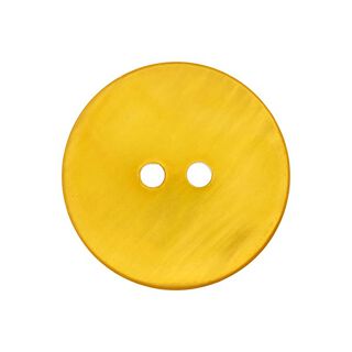 Bouton nacré Roots - jaune soleil, 