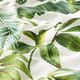 Tissu de décoration Semi-panama feuilles exotiques – vert/blanc,  thumbnail number 2