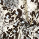 Jersey polyester Imprimé serpent – blanc/noir,  thumbnail number 3
