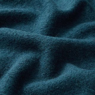 Tissu léger en maille en mélange de viscose et laine – bleu océan, 