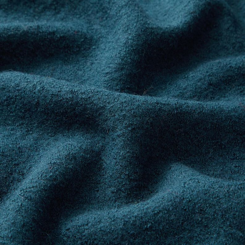 Tissu léger en maille en mélange de viscose et laine – bleu océan,  image number 2