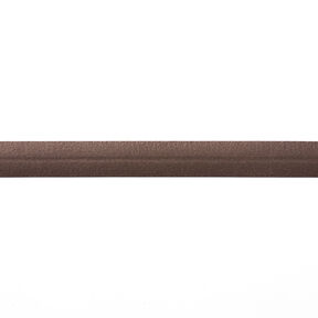 Biais Satin [20 mm] – marron foncé, 