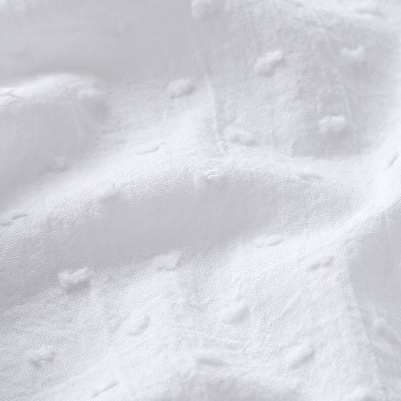 Batiste de coton dobby – blanc,  image number 2
