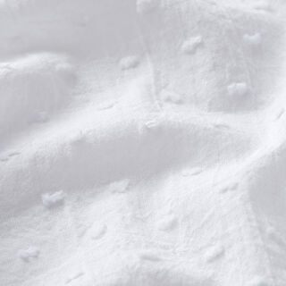 Batiste de coton dobby – blanc, 