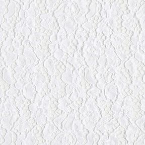 Dentelle bordée de fleurs – blanc, 