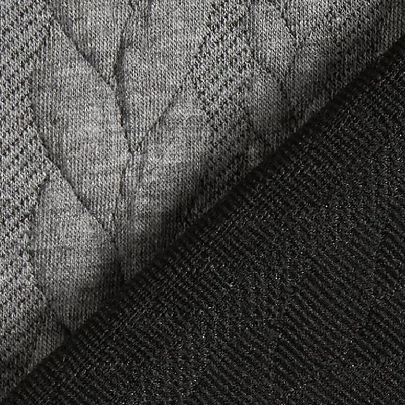 Jersey jacquard Cloqué Torsades – gris clair,  image number 4