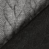 Jersey jacquard Cloqué Torsades – gris clair,  thumbnail number 4