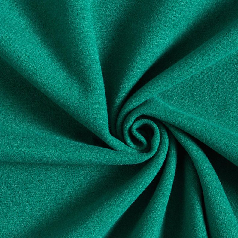 Tissu en polyester recyclé pour manteau – vert sapin,  image number 1