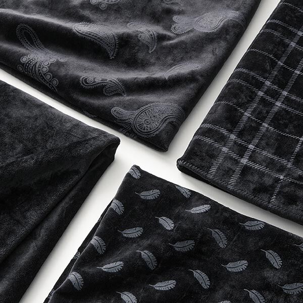 Velours Nicky Cachemire – noir, image number 6