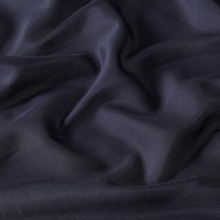 Tissu voile en coton et soie super léger – bleu marine, 