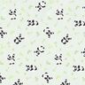 Tissu en coton Cretonne Panda câlin – vert,  thumbnail number 1