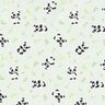 Tissu en coton Cretonne Panda câlin – vert,  thumbnail number 1
