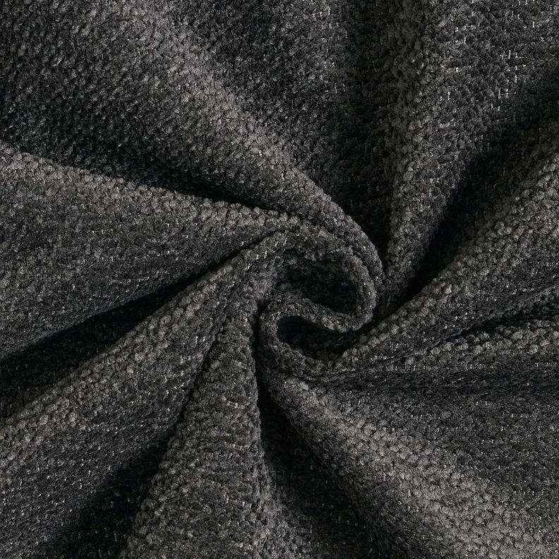 Tissu de revêtement poils doux – anthracite,  image number 1