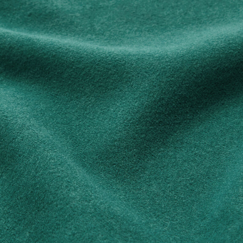 Tissu en polyester recyclé pour manteau – vert sapin,  image number 2