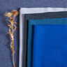 Loden de laine foulé – bleu acier,  thumbnail number 6