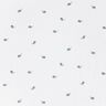 Tissu double gaze de coton Petites baleines – ivoire/gris bleu,  thumbnail number 1