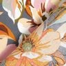 Coton enduit fleurs chics &ndash; gris schiste/ros&eacute;,  thumbnail number 4