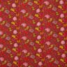 Tissu viscose Fleurs motif cachemire – carmin/rouge feu,  thumbnail number 1